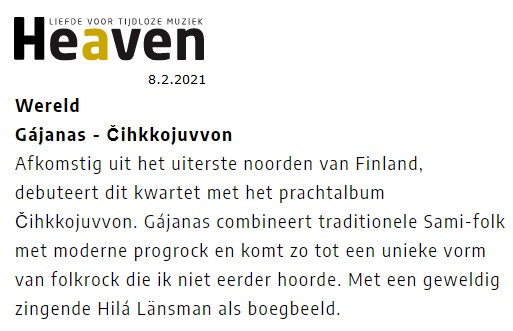 Heaven Magazine (The Netherlands), 8.2.2021