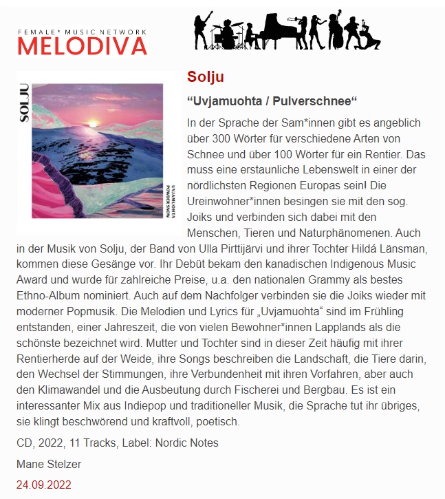 Melodiva (Germany), 24.9.2022