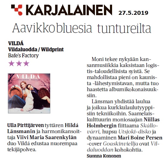 Karjalainen (Finland), 27.5.2019