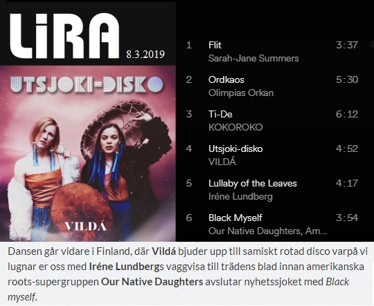 Lira Musikmagasin (Sweden), 8.3.2019